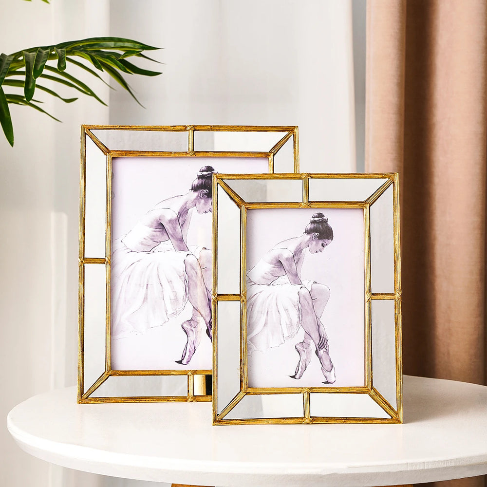 Barocker Fotorahmen – Harzmaterial – Schlafzimmer/Büro