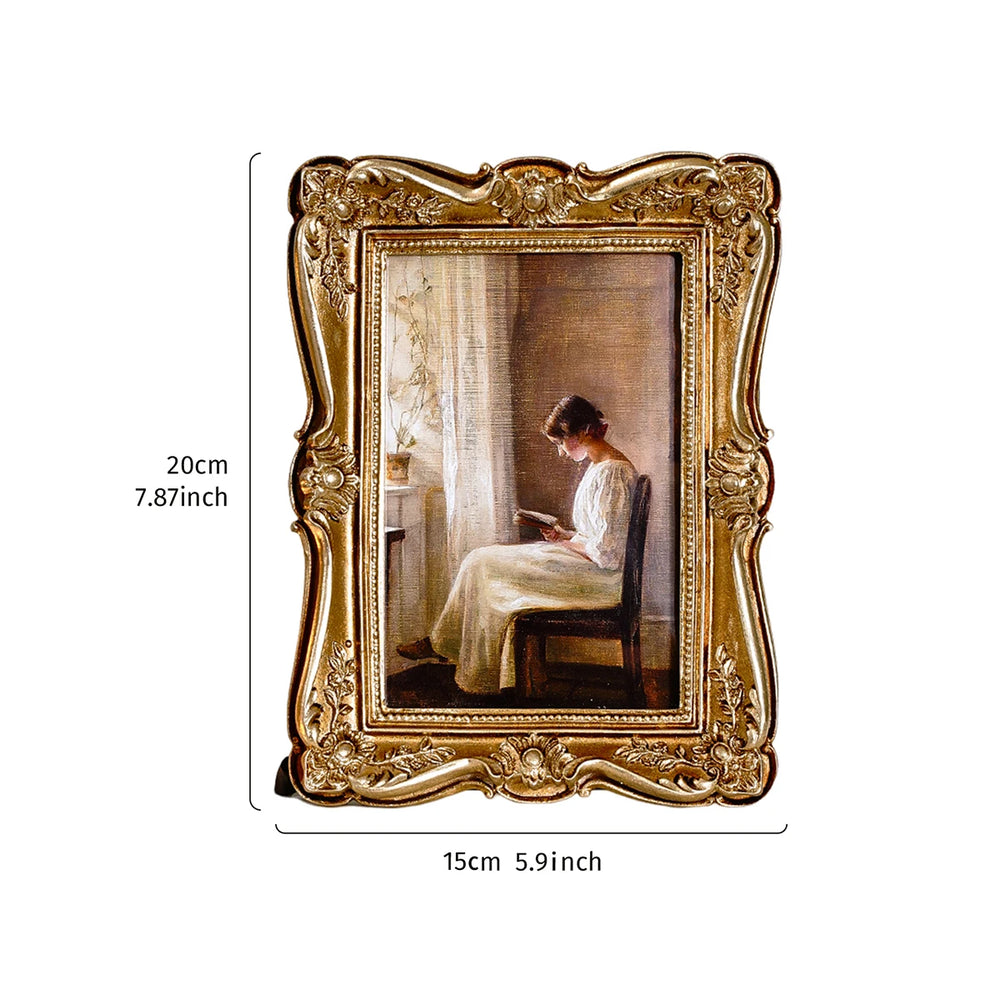 Barocker Fotorahmen – Harzmaterial – Schlafzimmer/Büro