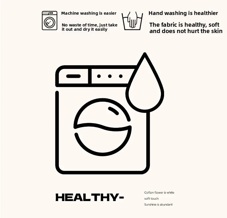 Baumwoll-Bettbezug im koreanischen Stil mit Spitze, Farbe: Mehrfarbig, Grösse: 150x200cm