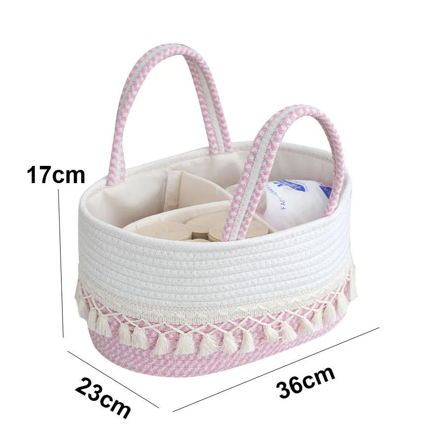 Baumwoll-Windelkorb – Unisex Design & Verwendung