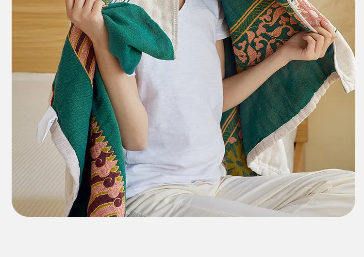 Baumwollbadetuch – Gaze Webtechnik – Gross 80x160 cm