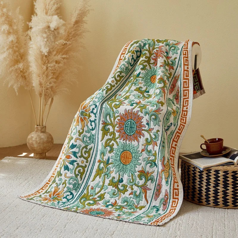 Baumwollbadetuch – Gaze Webtechnik – Gross 80x160 cm