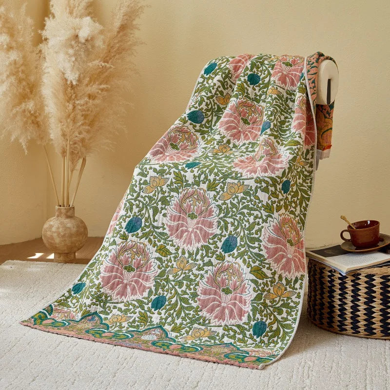 Baumwollbadetuch – Gaze Webtechnik – Gross 80x160 cm