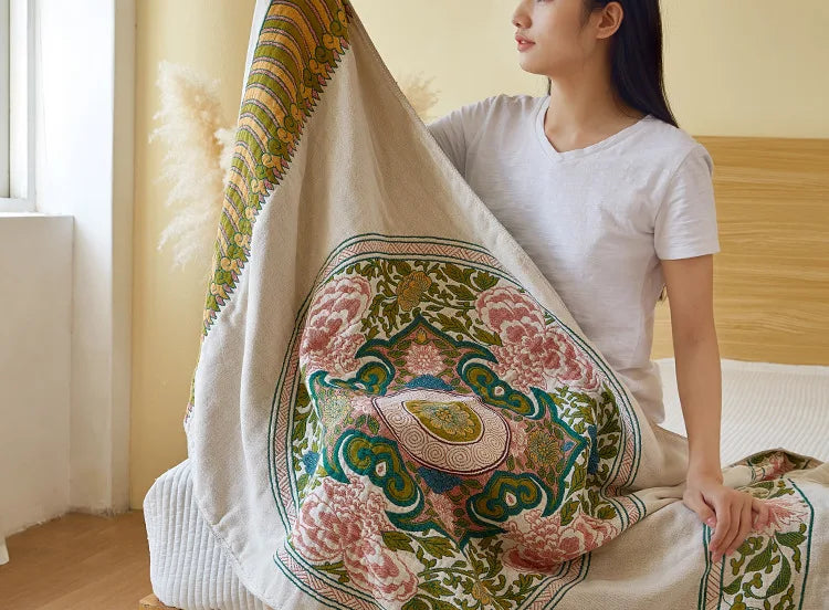 Baumwollbadetuch – Gaze Webtechnik – Gross 80x160 cm