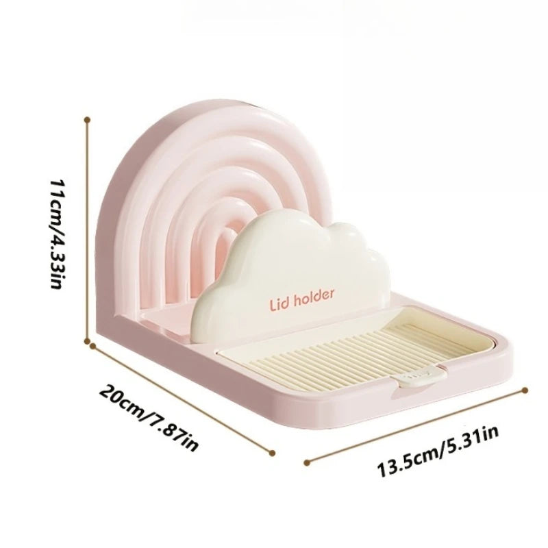 Besteck- & Topfdeckelhalter – ABS Multi-Funktion, 20x13.5x11cm