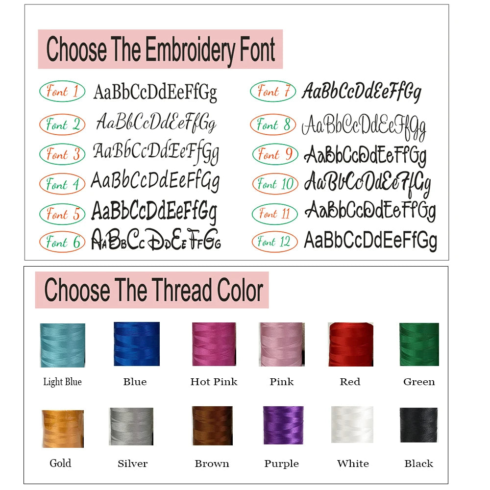 Besticktes Handtuchset aus Baumwolle-Polyester in Hellblau mit personalisiertem Namen