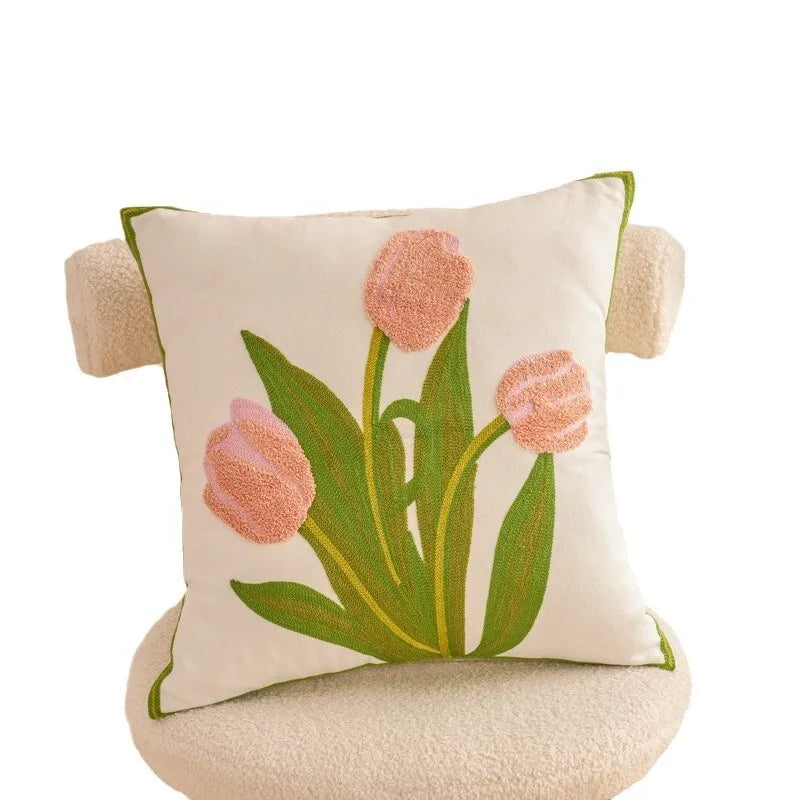 Bestickter Kissenbezug – Handmade Design – 450mm