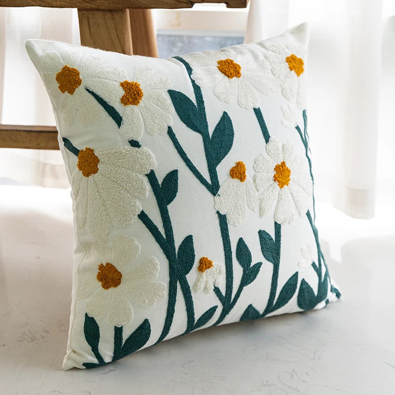 Besticktes Kissen – Koreanischer Stil 45x45cm