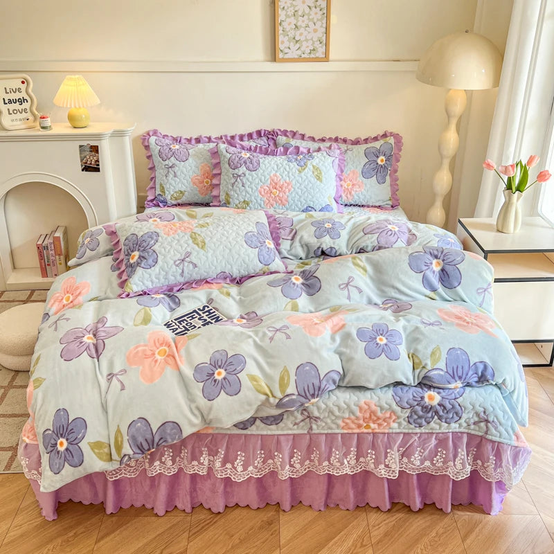 Bettbezug - Milchsamt Cartoon - King/Queen Grösse