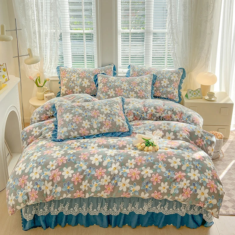 Bettbezug - Milchsamt Cartoon - King/Queen Grösse