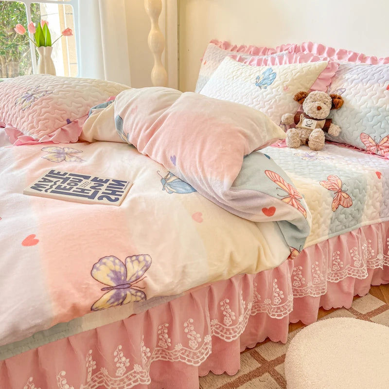 Bettbezug - Milchsamt Cartoon - King/Queen Grösse