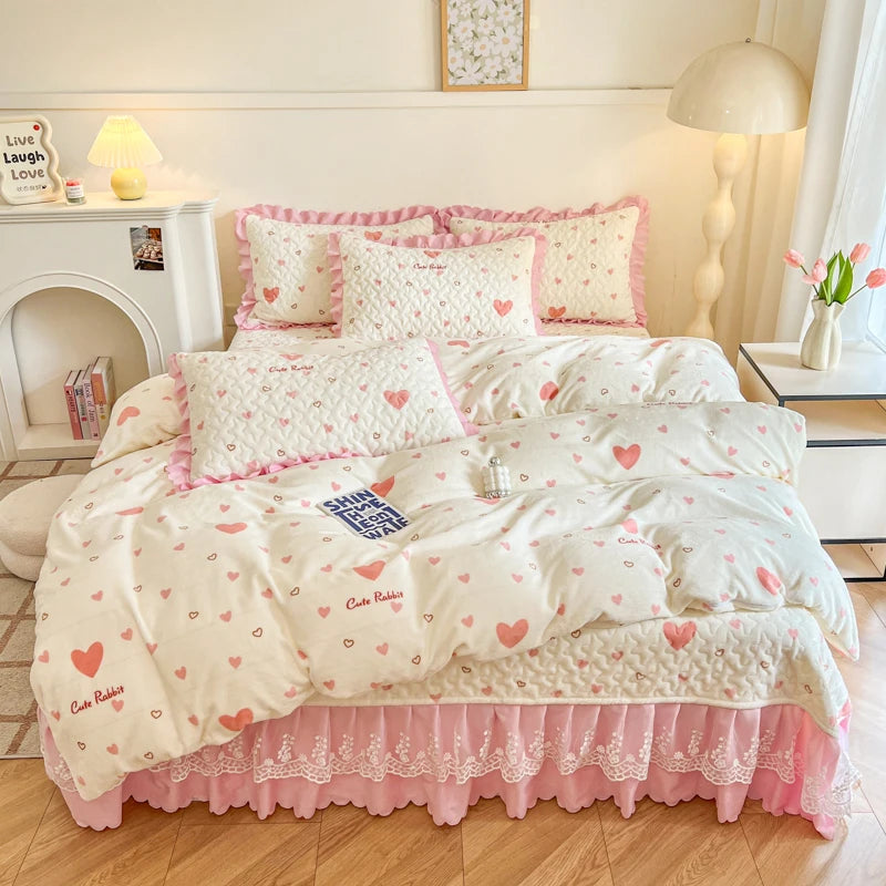 Bettbezug - Milchsamt Cartoon - King/Queen Grösse