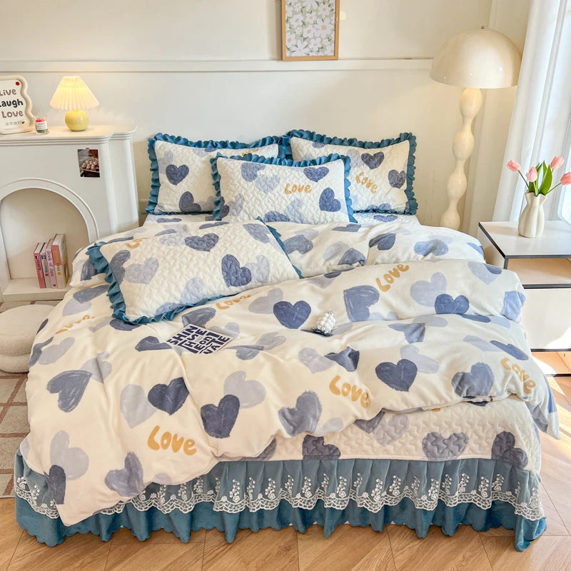 Bettbezug - Milchsamt Cartoon - King/Queen Grösse