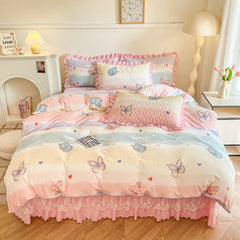 Bettbezug - Milchsamt Cartoon - King/Queen Grösse