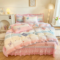 Bettbezug - Milchsamt Cartoon - King/Queen Grösse