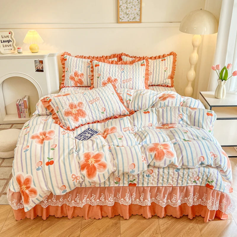 Bettbezug - Milchsamt Cartoon - King/Queen Grösse