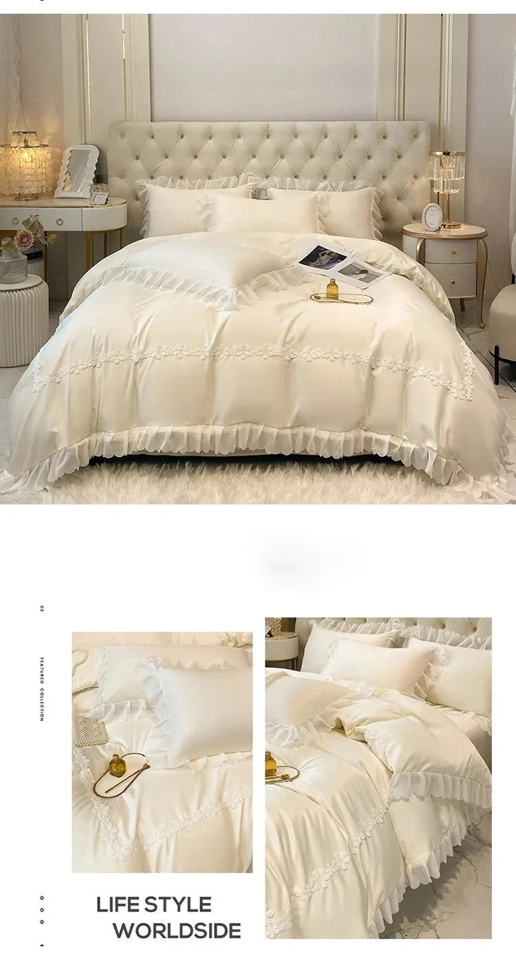 Bettwäsche – Gewaschene Baumwolle Prinzessin – 150x200cm