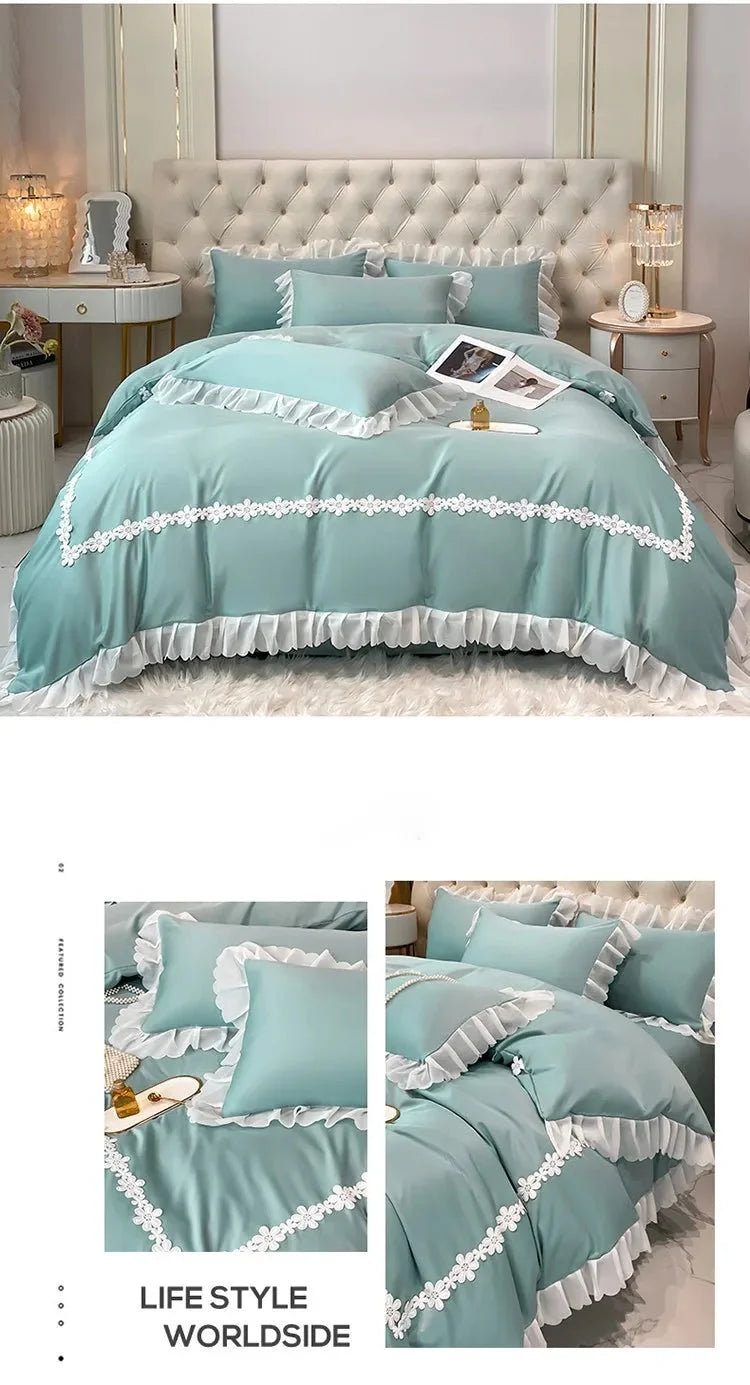 Bettwäsche – Gewaschene Baumwolle Prinzessin – 150x200cm