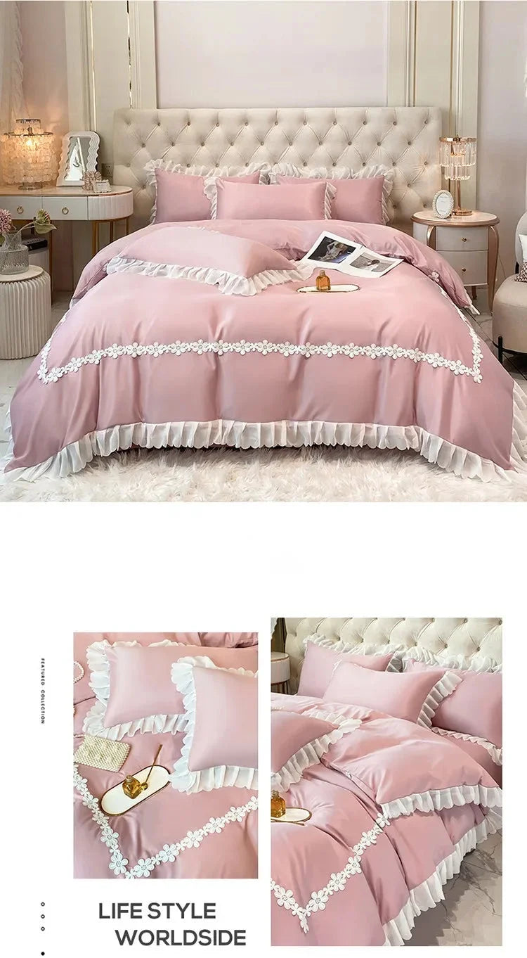 Bettwäsche – Gewaschene Baumwolle Prinzessin – 150x200cm