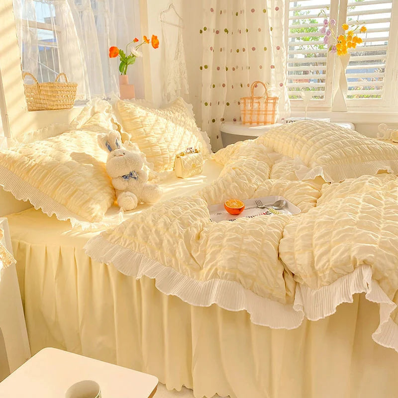 buntes polyester-bettwäsche-set im minimalistischen stil für 1.8 m bett