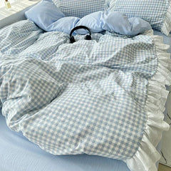 Bettwäsche-Set – Koreanische Spitze, Doppellagig – Mikrofaser