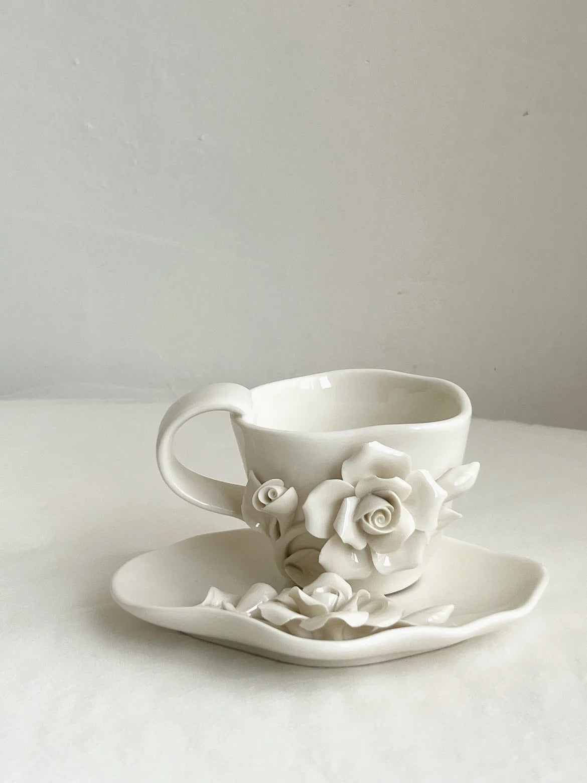 Blumentassen-Set – Europäisches Porzellan – H7.5cm; D9cm