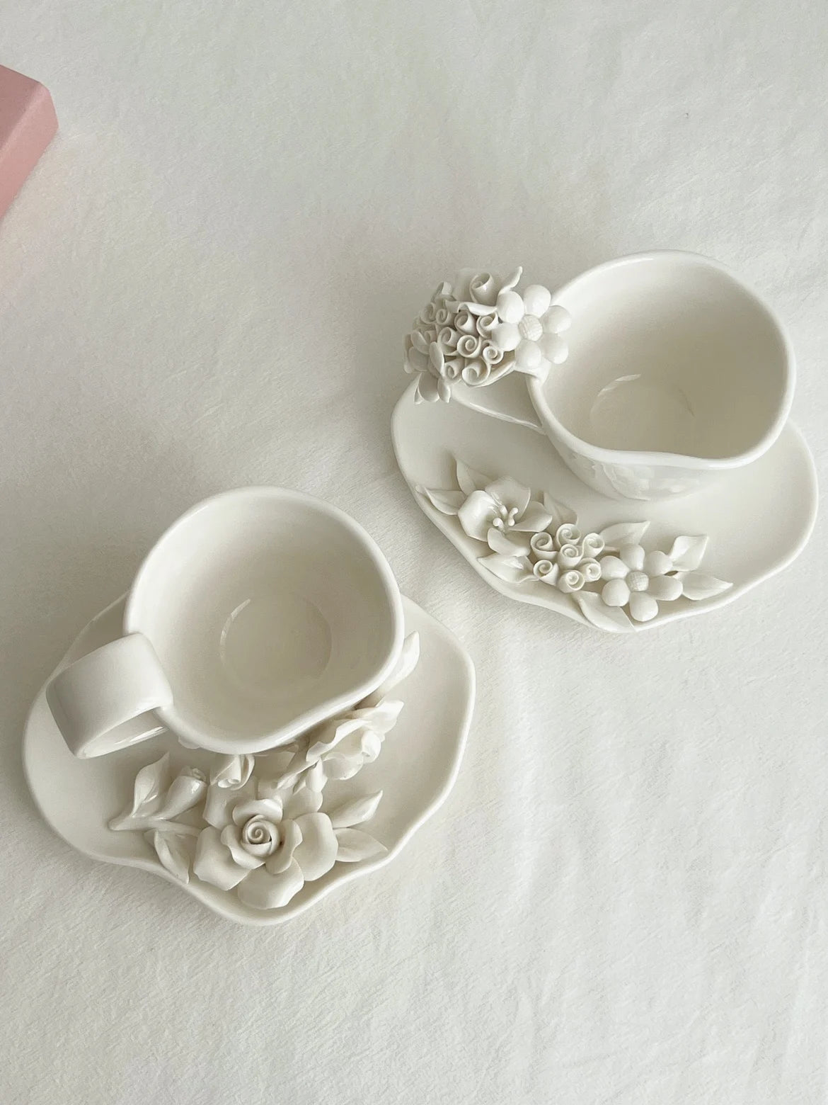 Blumentassen-Set – Europäisches Porzellan – H7.5cm; D9cm