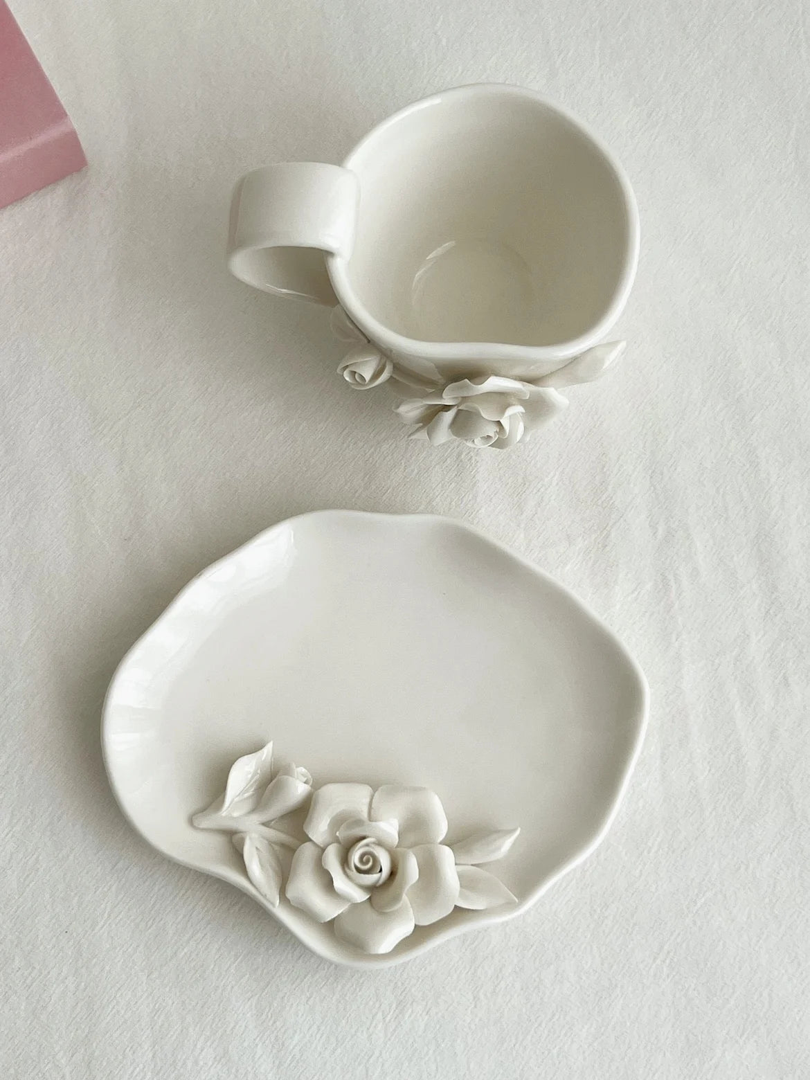 Blumentassen-Set – Europäisches Porzellan – H7.5cm; D9cm