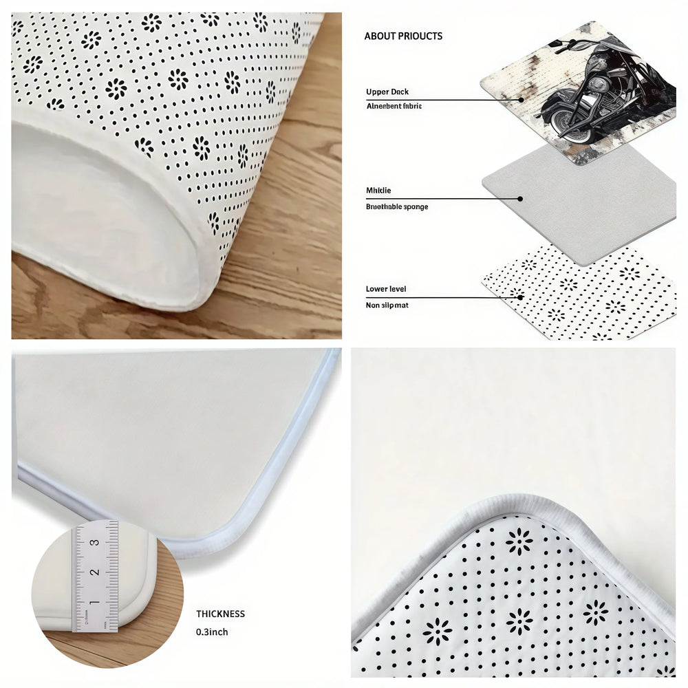 Moderner Polyester Blumenteppich, Blumenmuster, Farbe: LFLR-4, Grösse: 60x180cm