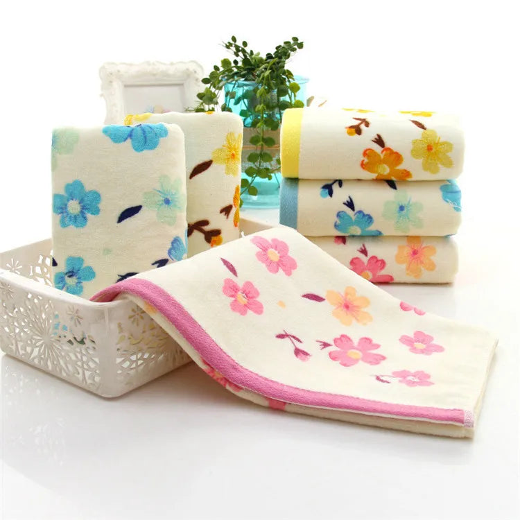 Blumentuch aus Baumwolle – Weich & Saugfähig – 34x74cm