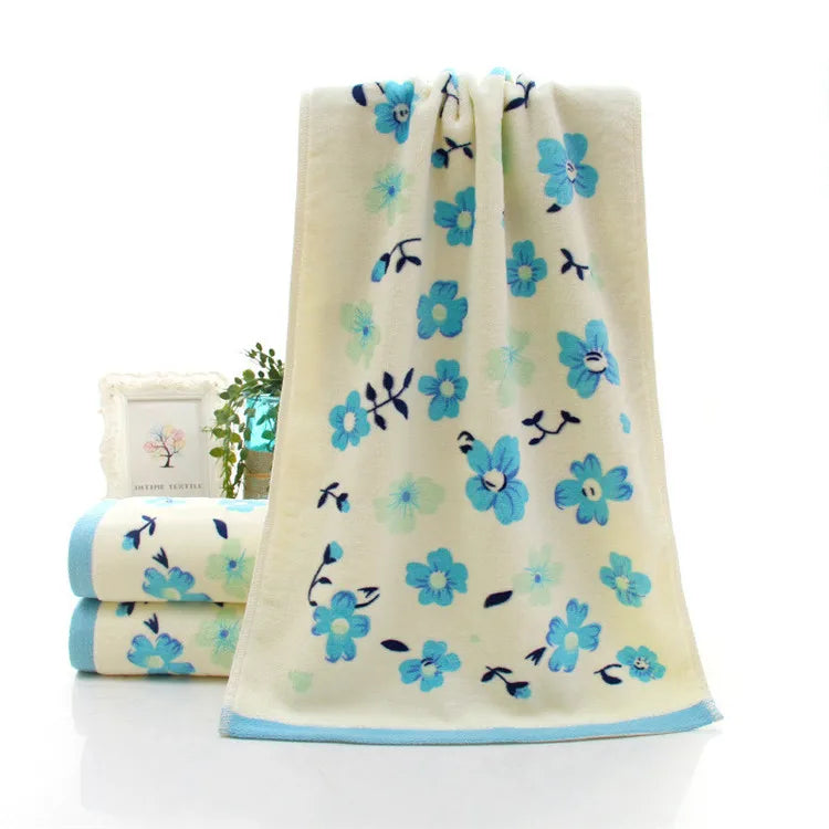 Blumentuch aus Baumwolle – Weich & Saugfähig – 34x74cm