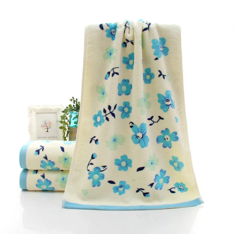 Blumentuch aus Baumwolle – Weich & Saugfähig – 34x74cm