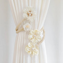 Blumenvorhang Raffhalter – Pastoral Baumwollmischung – 47cm