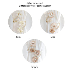 Blumenvorhang Raffhalter – Pastoral Baumwollmischung – 47cm