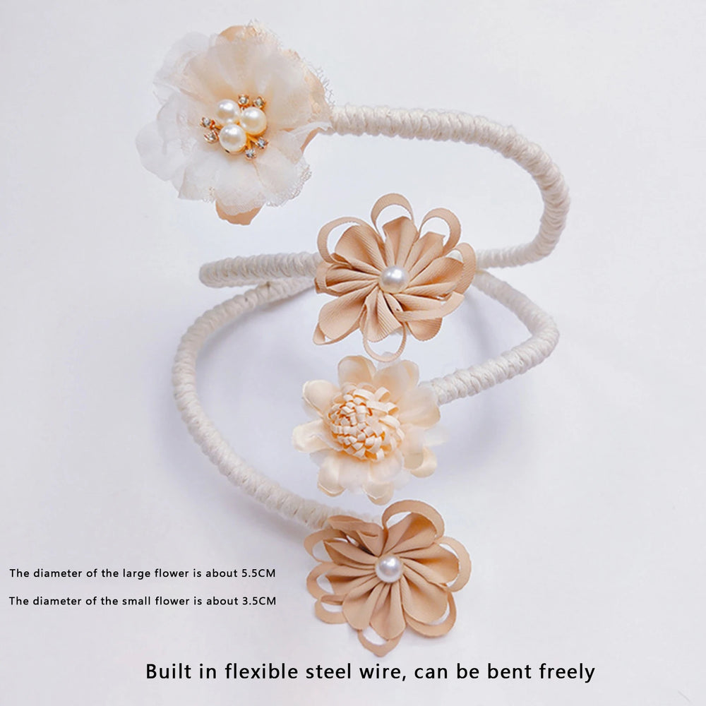 Blumenvorhang Raffhalter – Pastoral Baumwollmischung – 47cm