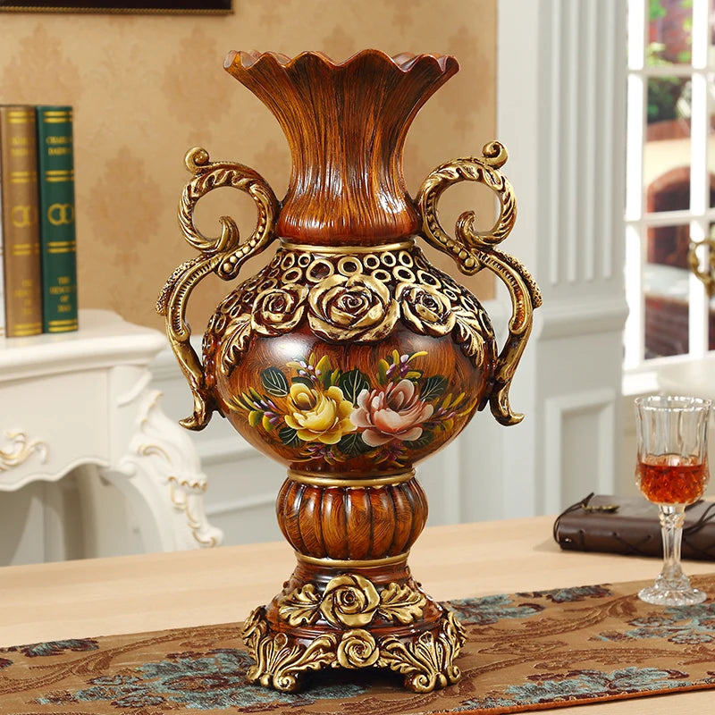 elegante boden-vase aus keramik in hellgrau für kleine räume im europäischem stil