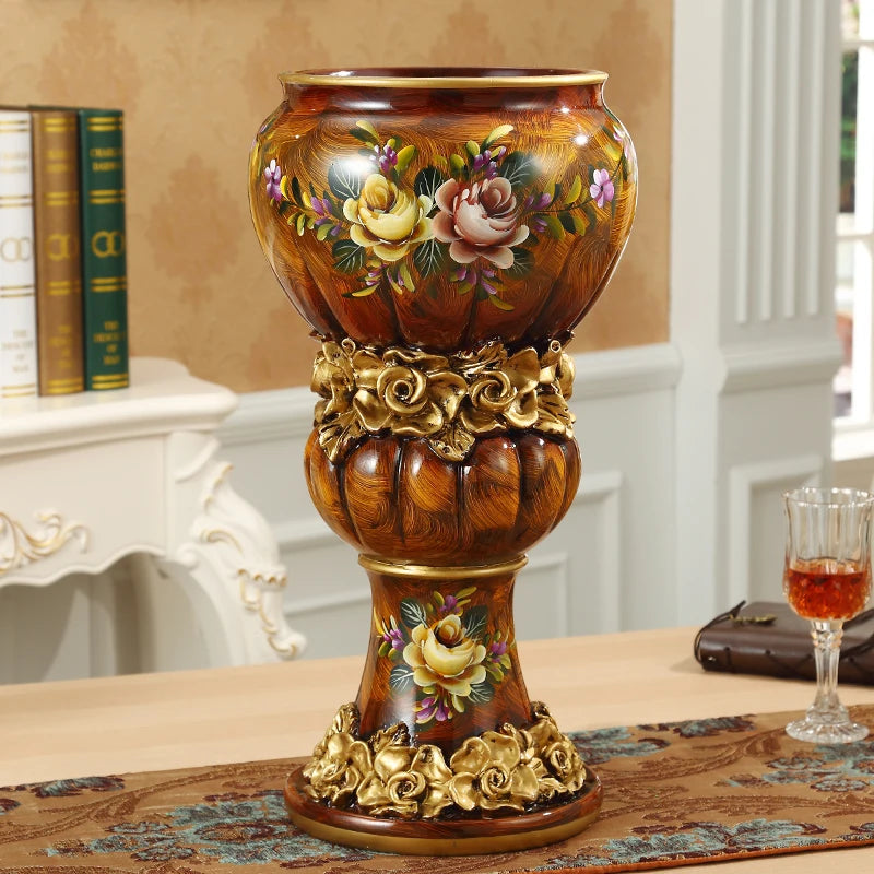 Hellgraue Boden-Vase aus Keramik für stilvolle Wohnaccessoires