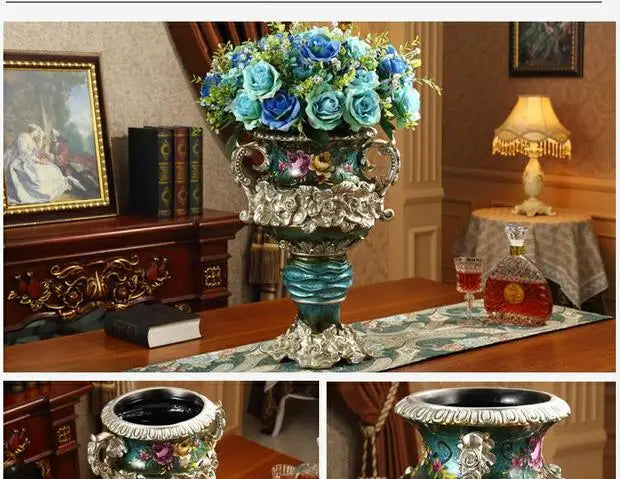 Boden-Vase aus Keramik in Lichtgrau, europäisches Design