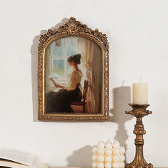 Bogenförmiger Fotorahmen – Klassisches Harzdesign – S, M, L Grössen