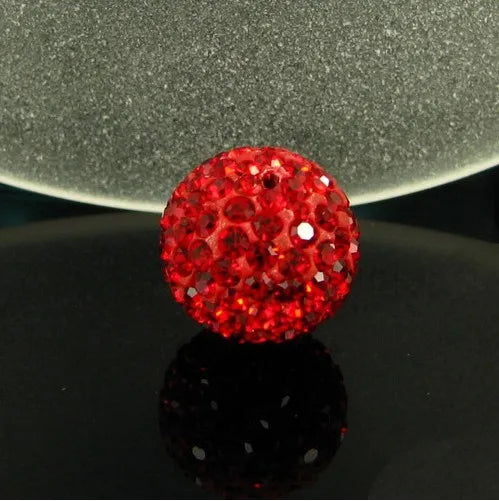 Böhmische Kristallperlen im Boho-Stil, 10mm Durchmesser, in verschiedenen Farben erhältlich