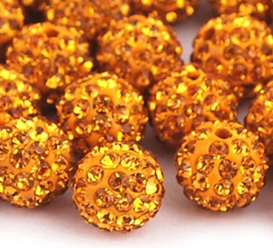 Böhmische 10mm Kristallperlen im Boho-Stil in verschiedenen Farben