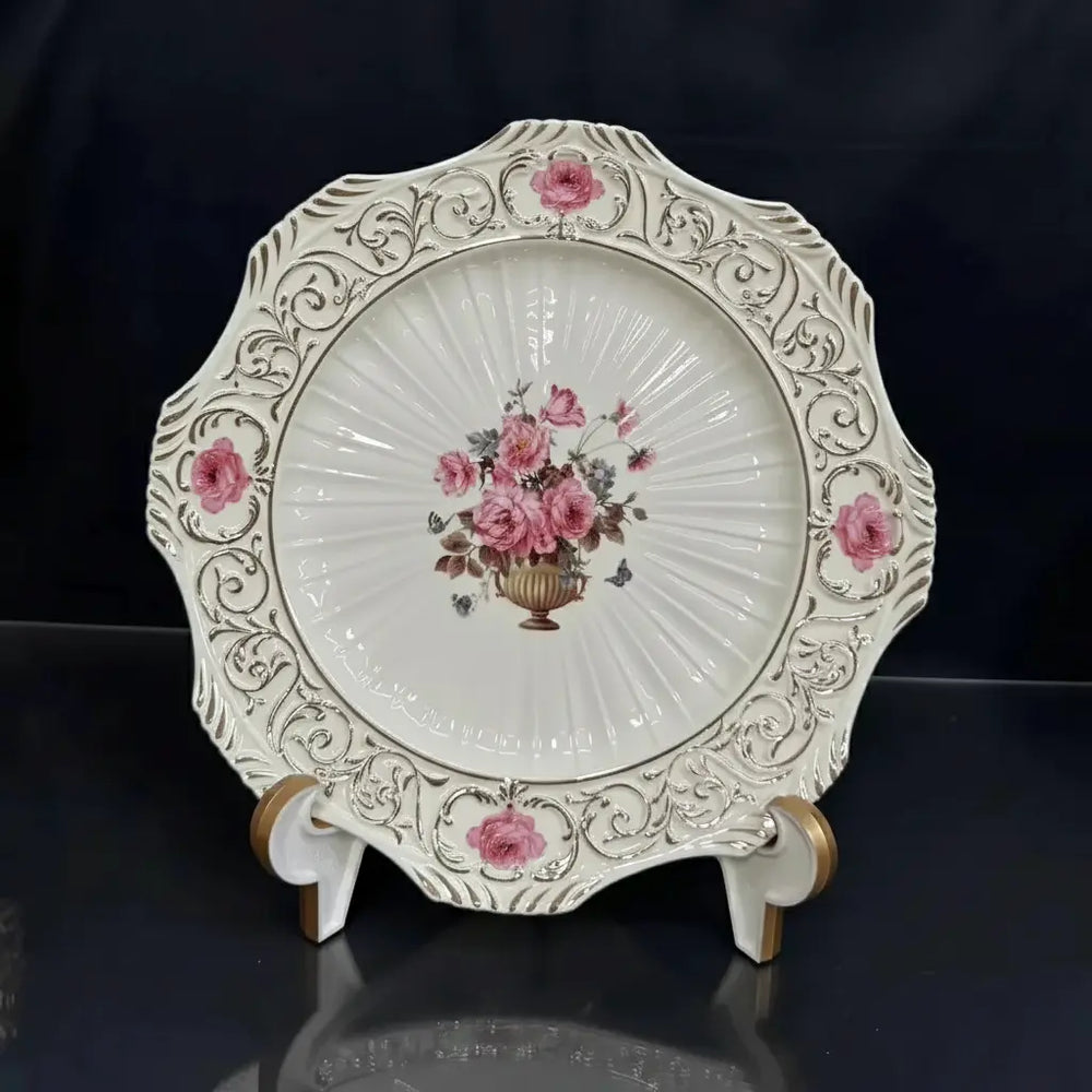 Bone China Kaffee-Set – Europäisch Handbemalt 1.0L