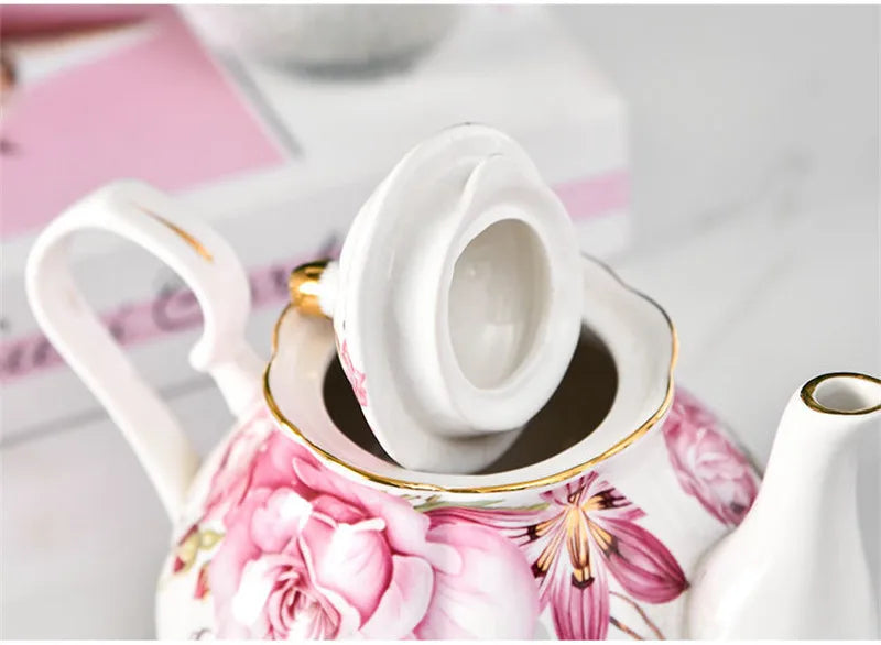 Bone China Teekanne – Elegantes Design – 400ML Volumen