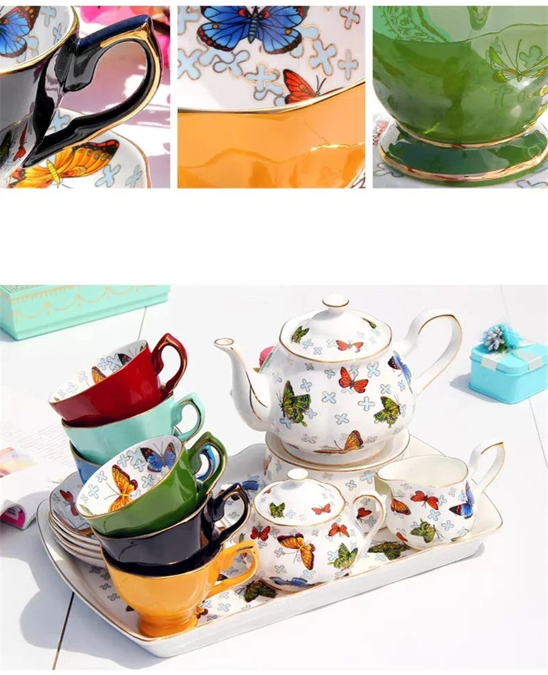 Bone China Teeset – Elegantes English Design Set