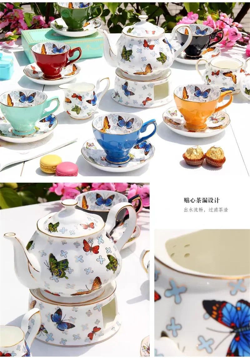 Bone China Teeset – Elegantes English Design Set