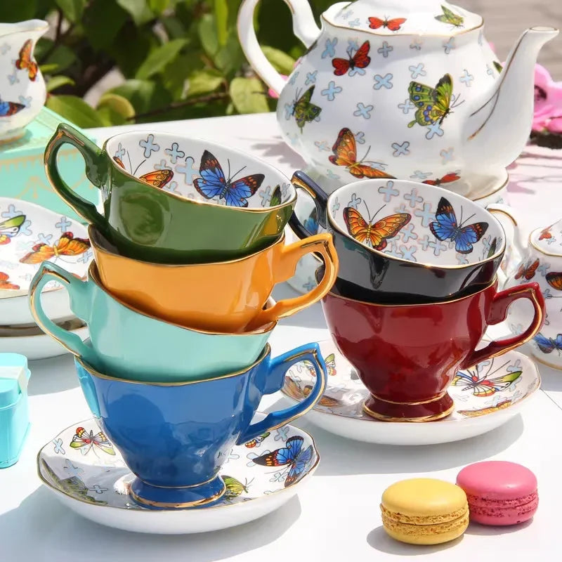 Bone China Teeset – Elegantes English Design Set