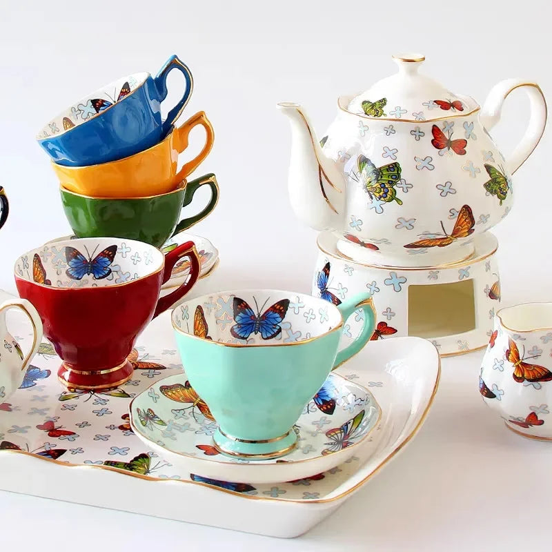 Bone China Teeset – Elegantes English Design Set