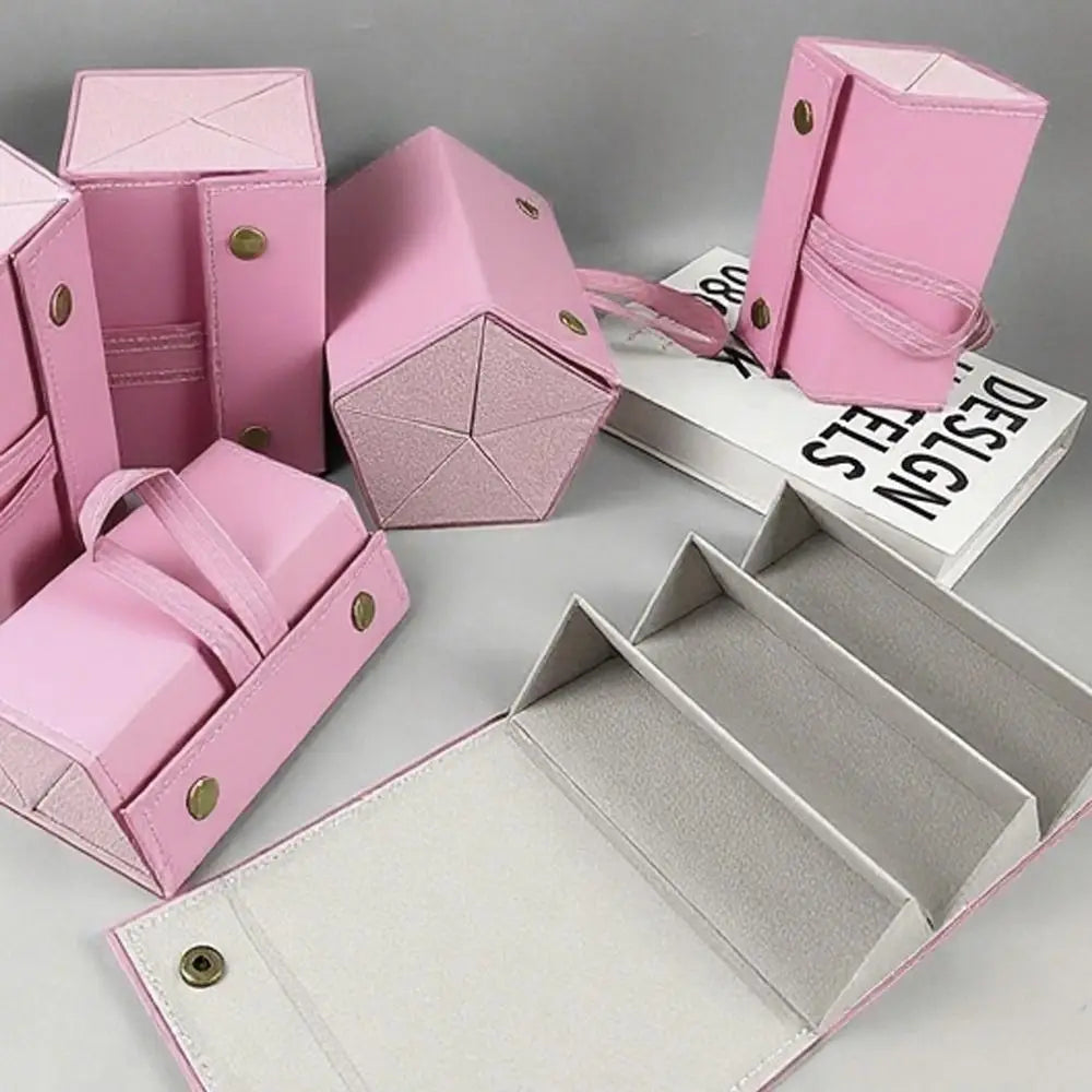 Brillen Organizer – PU Leder – Multislot Reiseetui