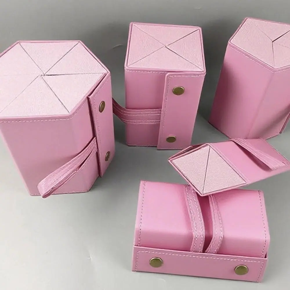 Brillen Organizer – PU Leder – Multislot Reiseetui