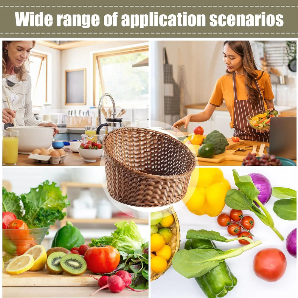 Brotkorb – Imitation Rattan Design – Verschiedene Grössen